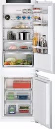 Siemens KI86NVFE0G iQ300, Built-in fridge-freezer with freezer at bottom, 177.2 x 54.1 cm, flat hinge