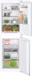 Bosch KIN85NFE0G Series 2, Built-in fridge-freezer with freezer at bottom, 177.2 x 54.1 cm, flat hinge