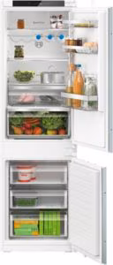 Bosch KIN86VSE0G Series 4, Built-in fridge-freezer with freezer at bottom, 177.2 x 54.1 cm, sliding hinge