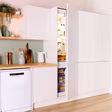 Bosch KIN96NSE0G Series 2, Built-in fridge-freezer with freezer at bottom, 193.5 x 54.1 cm, sliding hinge