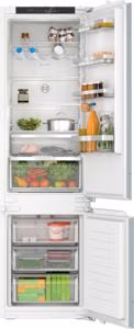 Bosch KIN96VFD0G Series 4, Built-in fridge-freezer with freezer at bottom, 193.5 x 55.8 cm, flat hinge
