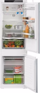 Bosch KIV86VSE0G Series 4, Built-in fridge-freezer with freezer at bottom, 177.2 x 54.1 cm, sliding hinge