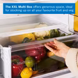 Bosch KIV87NSE0G Series 2, Built-in fridge-freezer with freezer at bottom, 177.2 x 54.1 cm, sliding hinge