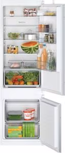 Bosch KIV87NSE0G Series 2, Built-in fridge-freezer with freezer at bottom, 177.2 x 54.1 cm, sliding hinge