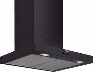 Siemens LC65BCC60B iQ300, Wall-mounted cooker hood, 60 cm, Matt black