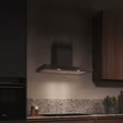Siemens LC97BDN60B iQ500, Wall-mounted cooker hood, 90 cm, Matt black
