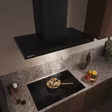 Siemens LC97BDN60B iQ500, Wall-mounted cooker hood, 90 cm, Matt black