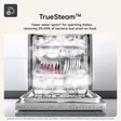 LG TrueSteam™ QuadWash™ DF27FVS WiFi Connected Full Size Dishwasher - Silver - 14 Place Settings