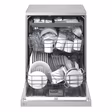LG TrueSteam™ QuadWash™ DF27FVS WiFi Connected Full Size Dishwasher - Silver - 14 Place Settings