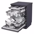 LG TrueSteam™ QuadWash™ DF587HMS WiFi Connected Full Size Dishwasher - Matte Black - 14 Place Settings