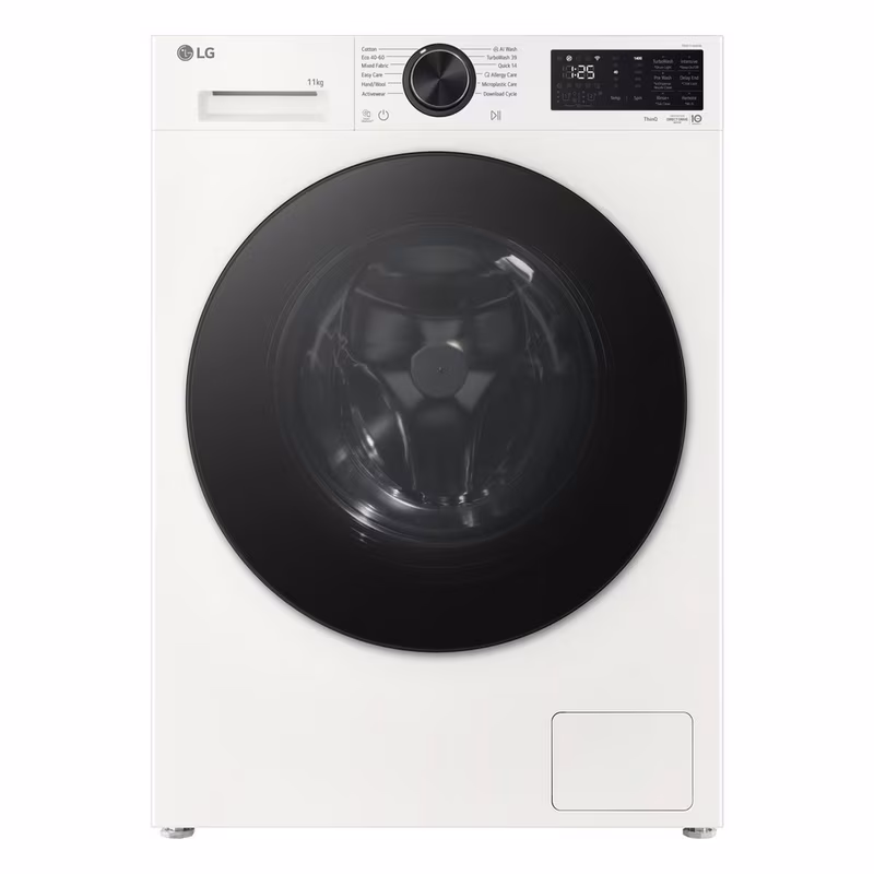 LG F4X5011TWB 11kg 1400 Spin Washing Machine - White