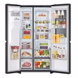 LG GSXE91EVAD 91.3cm Frost Free American Fridge Freezer - Essence Black Steel