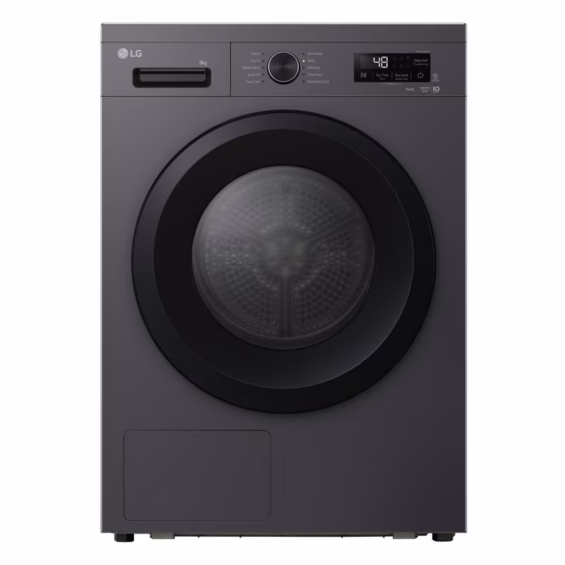 LG RHX1009NWK 9kg Heat Pump Tumble Dryer - Grey