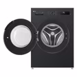 LG W4X1095NNK 9kg/5kg 1400 Spin Washer Dryer - Gloss Black