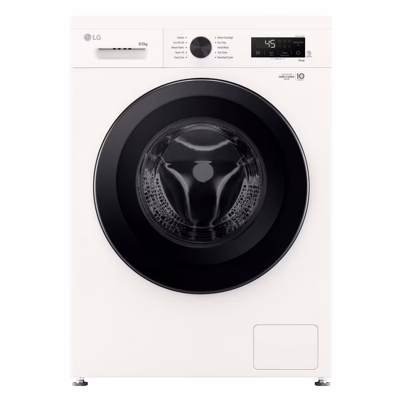 LG W4X1095NWK 9kg/5kg 1400 Spin Washer Dryer - White