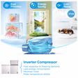 Midea MDRC284FZE01 198 Ltr Static Chest Freezer - White 