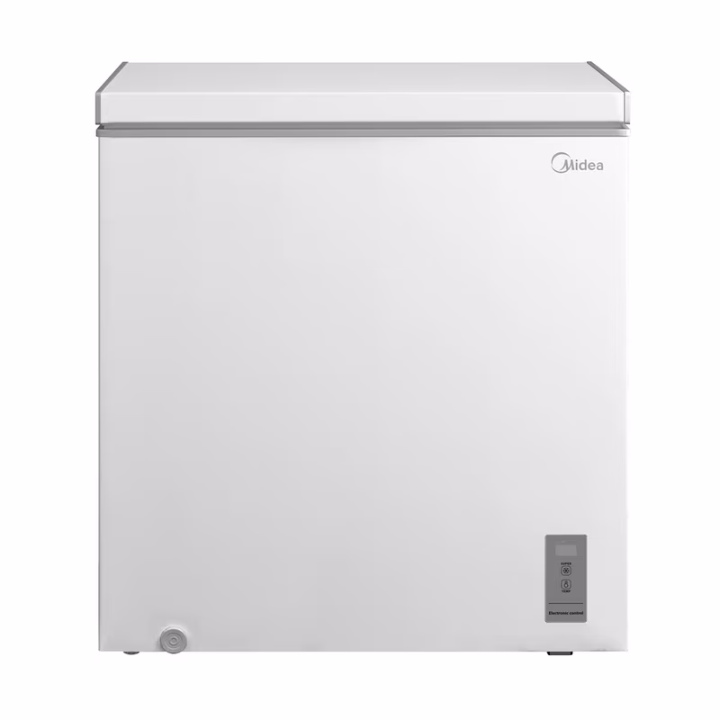 Midea MDRC284FZE01 198 Ltr Static Chest Freezer - White 