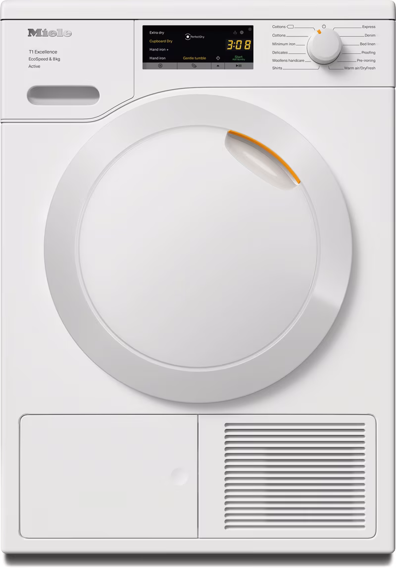 Miele TEA525 8kg Heat Pump Tumble Dryer - White