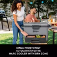Ninja FB151UKGY FrostVault 50QT/47L Hard Cooler with Dry Zone - Slate Grey