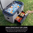 Ninja FB151UKGY FrostVault 50QT/47L Hard Cooler with Dry Zone - Slate Grey