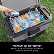 Ninja FB151UKGY FrostVault 50QT/47L Hard Cooler with Dry Zone - Slate Grey