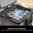 Ninja FB230UKGY Ninja FrostVault 30QT/28L Wheeled Cooler with Dry Zone - Slate Grey