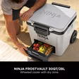 Ninja FB230UKWH Ninja FrostVault 30QT/28L Wheeled Cooler with Dry Zone - Cloud White