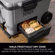 Ninja FB245UKGY Ninja FrostVault 45QT/42L Wheeled Cooler with Dry Zone - Slate Grey