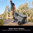 Ninja FB245UKGY Ninja FrostVault 45QT/42L Wheeled Cooler with Dry Zone - Slate Grey