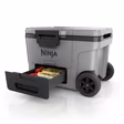 Ninja FB245UKGY Ninja FrostVault 45QT/42L Wheeled Cooler with Dry Zone - Slate Grey