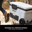 Ninja FB245UKWH Ninja FrostVault 45QT/42L Wheeled Cooler with Dry Zone - Cloud White