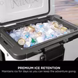 Ninja FB245UKWH Ninja FrostVault 45QT/42L Wheeled Cooler with Dry Zone - Cloud White