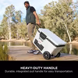 Ninja FB245UKWH Ninja FrostVault 45QT/42L Wheeled Cooler with Dry Zone - Cloud White
