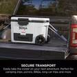 Ninja FB245UKWH Ninja FrostVault 45QT/42L Wheeled Cooler with Dry Zone - Cloud White
