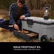 Ninja FB265EUUKGY Ninja FrostVault 65QT/61L Wheeled Cooler with Dry Zone - Slate Grey