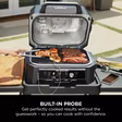 Ninja OG901UK Woodfire Pro Connect XL Electric BBQ Grill & Smoker - Black/Blue