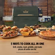 Ninja PG301UKGN FlexFlame Gas BBQ & Outdoor Cooking System - Green