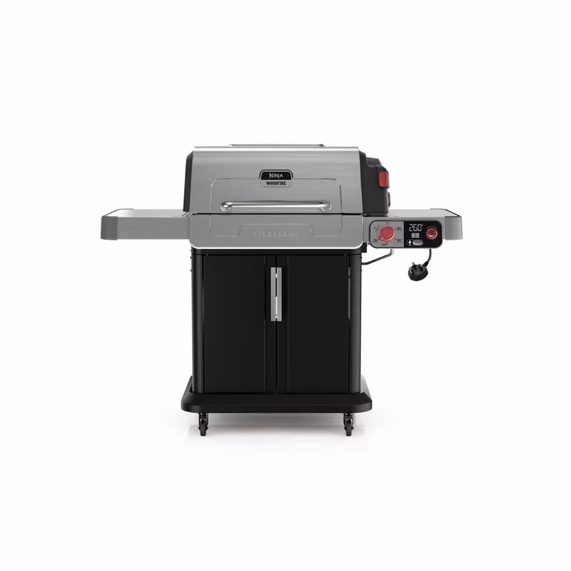 Ninja PG301UK FlexFlame Gas BBQ & Outdoor Cooking System - Black