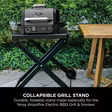 Ninja XSKGRLLSTDEUK Woodfire Electric BBQ Stand - Black
