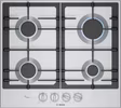 Bosch PCP6A5I90 Series 6, Gas hob, 60 cm, Stainless steel