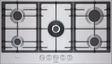 Bosch PCR9A5I90 Series 6, Gas hob, 90 cm, Stainless steel
