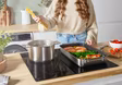 Bosch PWP611BB5B Series 4, Induction hob, 60 cm, surface mount without frame