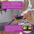 Bosch PWP611BB5B Series 4, Induction hob, 60 cm, surface mount without frame