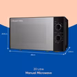 Russell Hobbs RHM2047B 20 Litres Digital Microwave - Black