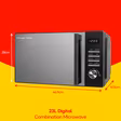 Russell Hobbs RHM2346B 23 Litres Combination Microwave - Black