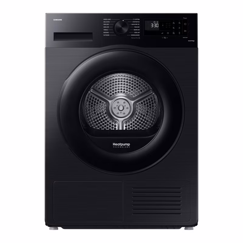 Samsung Series 5 OptimalDry™ DV90CGC0A0ABEU 9kg Smart Heat Pump Tumble Dryer - Black
