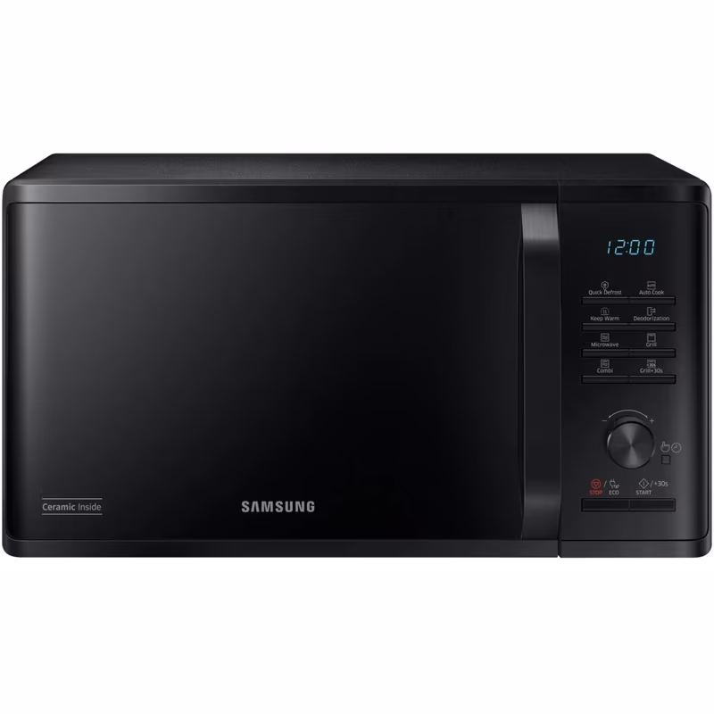 Samsung MS23K3515AK/EU 23L Solo Microwave Oven with Triple Distribution System - Black