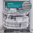 Bosch SMH4HVX14G Series 4, Fully-integrated dishwasher, 60 cm, Variable hinge