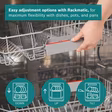 Bosch SMH4HVX14G Series 4, Fully-integrated dishwasher, 60 cm, Variable hinge