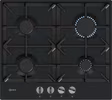 NEFF T26CIP8S0 N 70, Gas hob, 60 cm, Enamel, Black